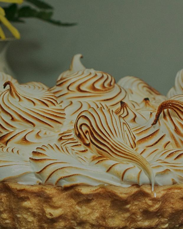 Pie de limón con merengue